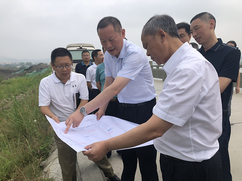 市、县领导现场调研天马50万吨玻瓶项目(图6)